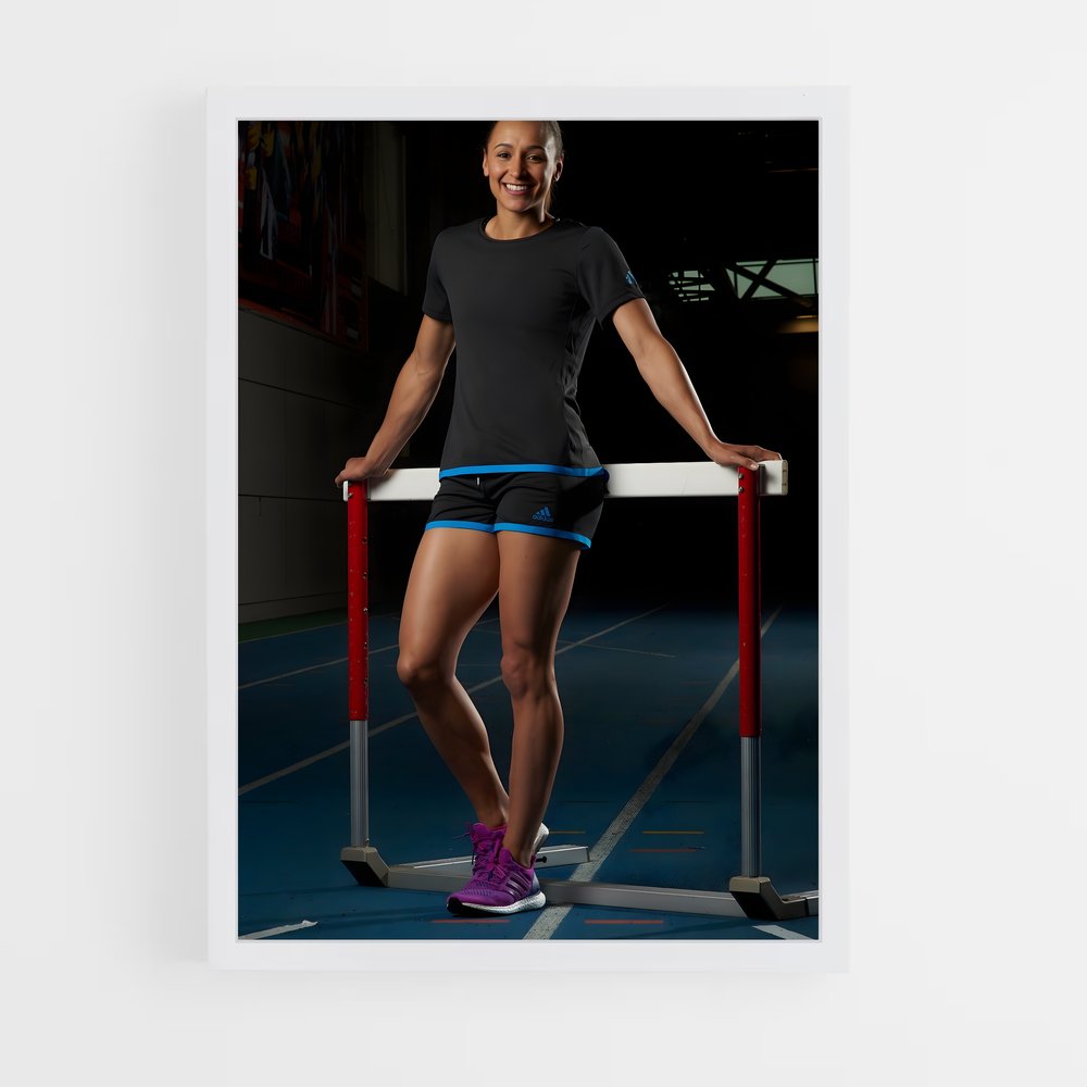 Poster Saut d'Obstacles – affiche Athlétisme (vue 3)
